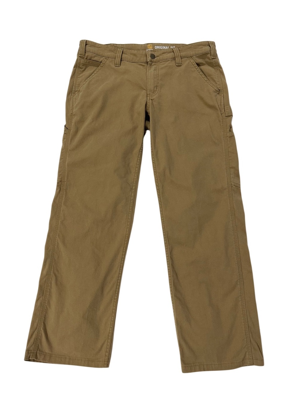 Carhartt Women’s Original Fit Utility Carpenter Work Pants Brown Size 8 Short